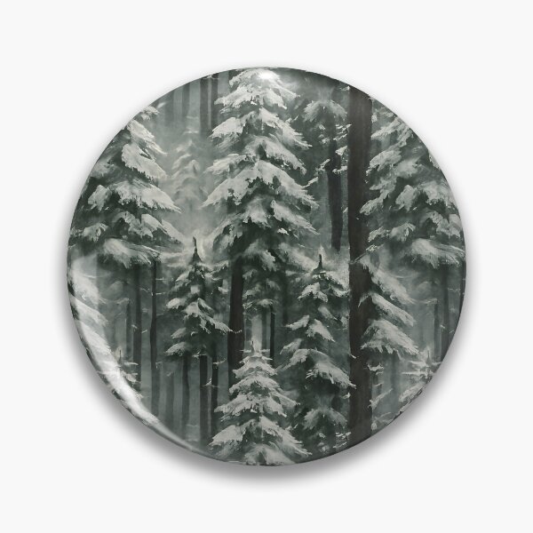 Item preview, Snow Covered Evergreen Trees Winter Pattern designed and sold by PandaTShirtShop.