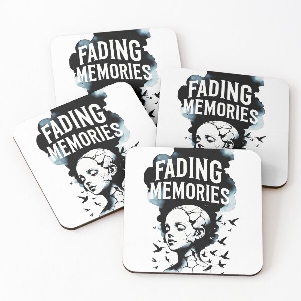 Item preview, Fading Memories Smoky - Indigo Typography designed and sold by Dhenin Studio.