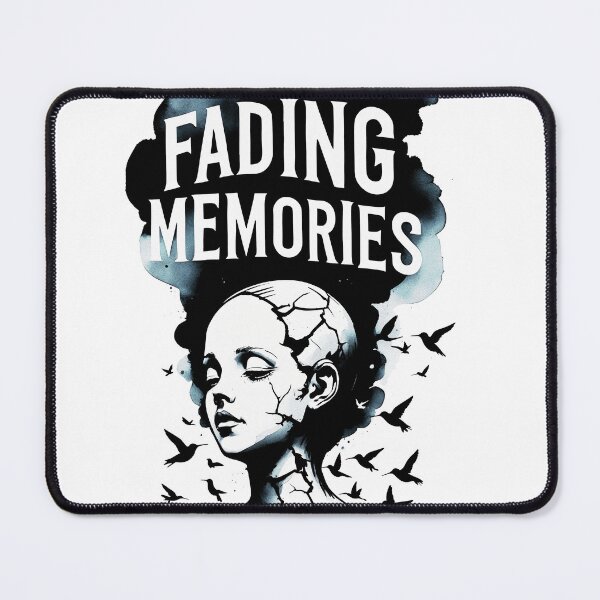 Item preview, Fading Memories Smoky - Indigo Typography designed and sold by Dhenin Studio.