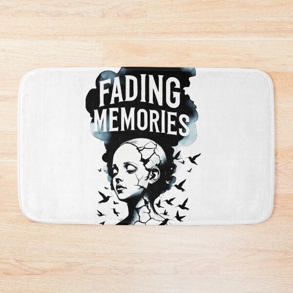 Item preview, Fading Memories Smoky - Indigo Typography designed and sold by Dhenin Studio.