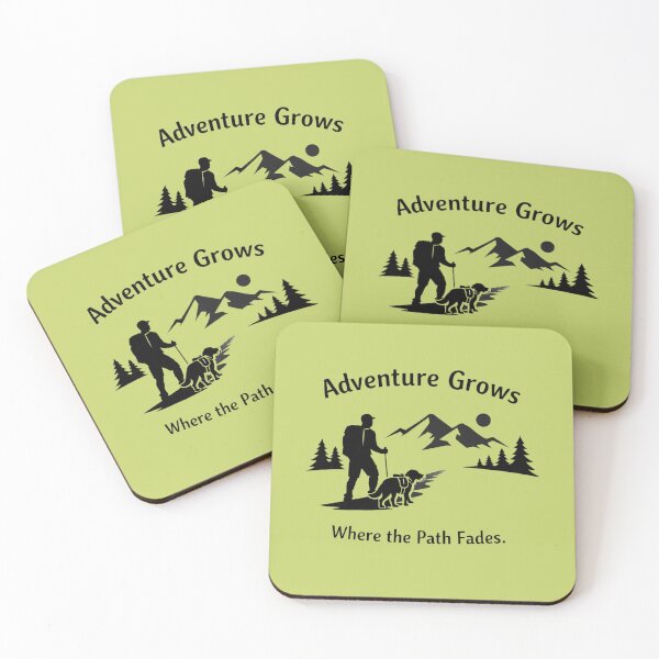 Item preview, Adventure Grows Hiking Dog Design designed and sold by LayercraftArt.