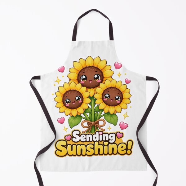 Item preview, Sending Sunshine | Kawaii Sunflower Bouquet Positivity designed and sold by Dulxoz.