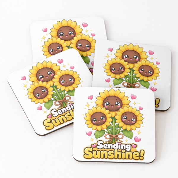 Item preview, Sending Sunshine | Kawaii Sunflower Bouquet Positivity designed and sold by Dulxoz.