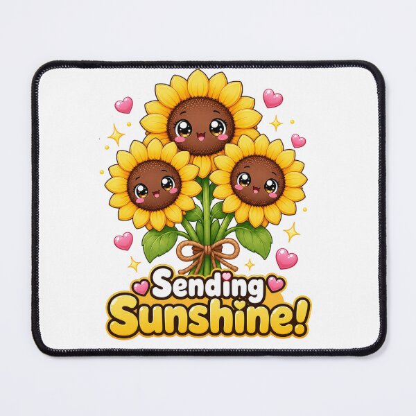 Item preview, Sending Sunshine | Kawaii Sunflower Bouquet Positivity designed and sold by Dulxoz.