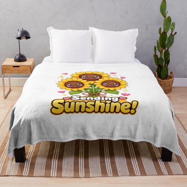 Item preview, Sending Sunshine | Kawaii Sunflower Bouquet Positivity designed and sold by Dulxoz.