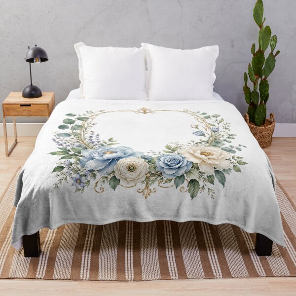 Item preview, Blue Floral Aesthetic designed and sold by PetalGarden.