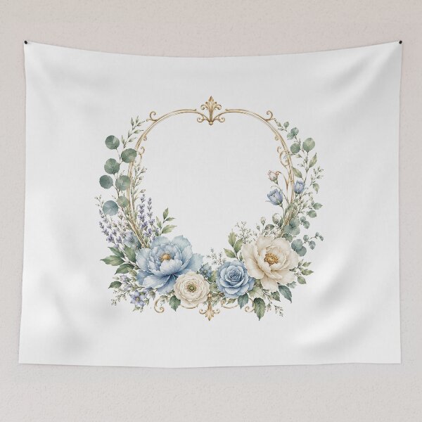 Item preview, Blue Floral Aesthetic designed and sold by PetalGarden.