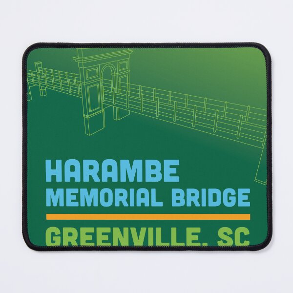 Item preview, Harambe Memorial Bridge Mauldin, SC designed and sold by G-Vegas Mercantile.