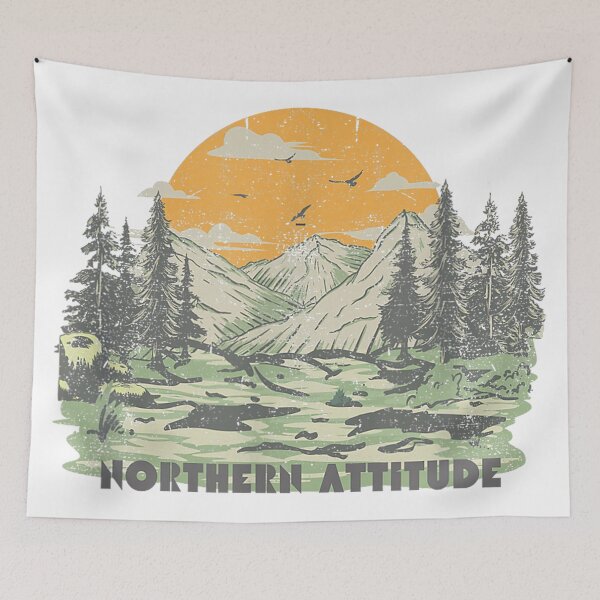 Item preview, Noah Kahan Northern Attitude Retro Mountain Sunset Nature Landscape designed and sold by Ophtizu.