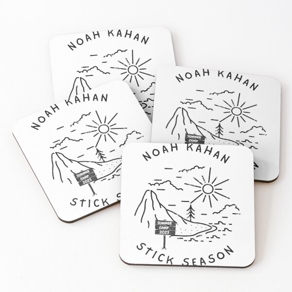 Item preview, Noah Kahan Stick Season Summer Camp Minimalist Mountain Line designed and sold by Ophtizu.