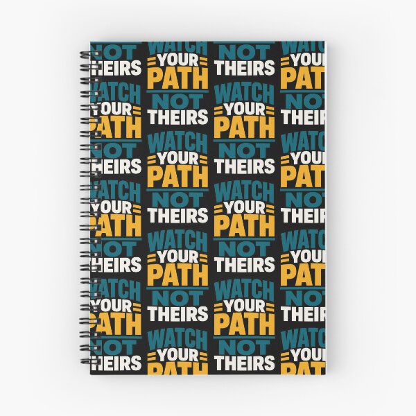 Item preview, Watch Your Path Not Theirs Motivational Quote designed and sold by TeeTimeTreasure.