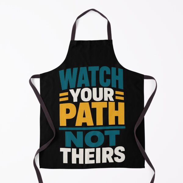 Item preview, Watch Your Path Not Theirs Motivational Quote designed and sold by TeeTimeTreasure.