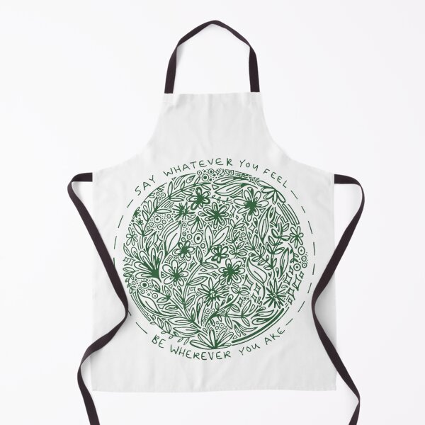 Item preview, Oasis Say Whatever You Feel Green Floral Garden Circle designed and sold by Ophtizu.