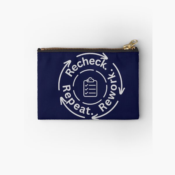 Item preview, Recheck Rework Repeat Audit Humor Accounting Workflow Meme Design designed and sold by FCA SIR MERCH .