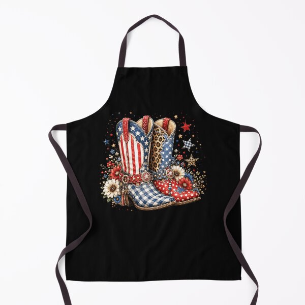 Item preview, 4th Of July Patriotic Cowgirl Boots designed and sold by EfiKrios.