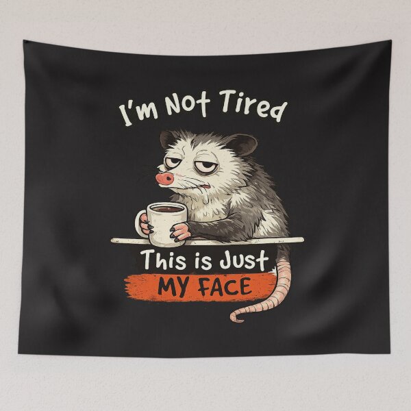Item preview, I’m Not Tired This Is Just My Face Funny Opossum Meme Shirt designed and sold by · GAMING SOUL ·.