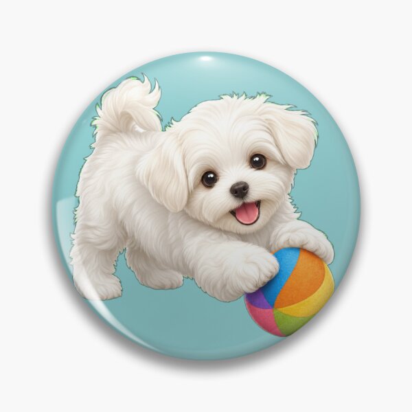 Item preview, Adorable Maltese Puppy Playtime designed and sold by DarVibe Designs.