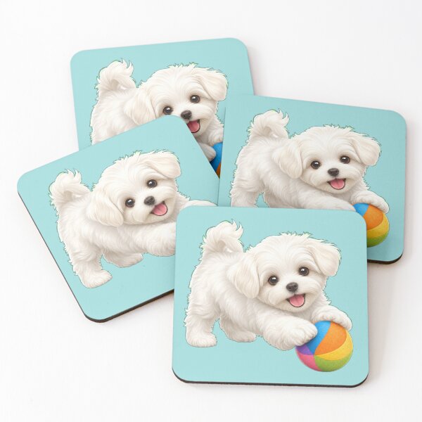 Item preview, Adorable Maltese Puppy Playtime designed and sold by DarVibe Designs.