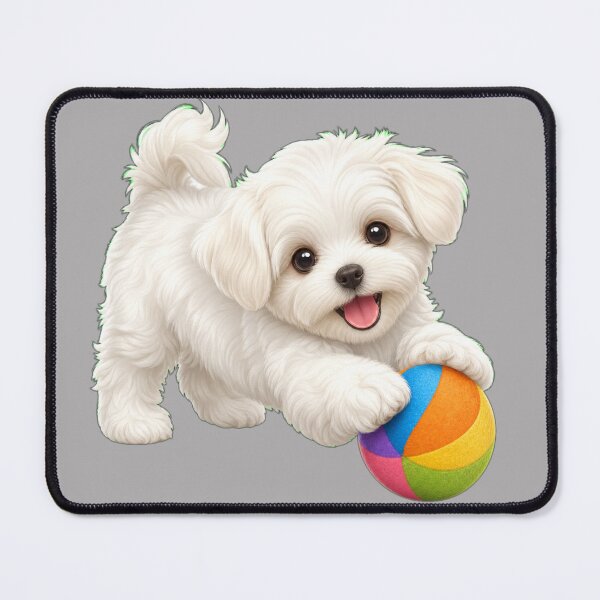 Item preview, Adorable Maltese Puppy Playtime designed and sold by DarVibe Designs.