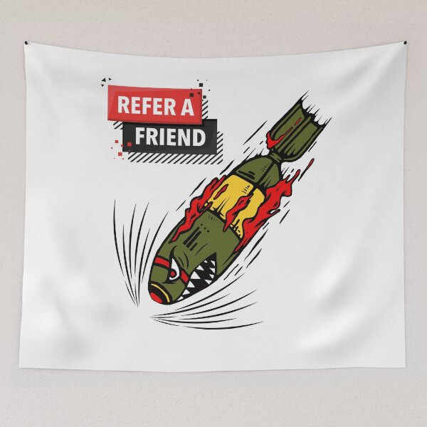 Item preview, Refer A Friend Funny designed and sold by Digitaload.