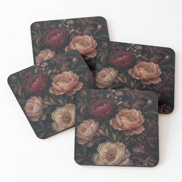 Item preview, Dark Botanical Floral Wall Art Poster  designed and sold by Tienda-Vane.