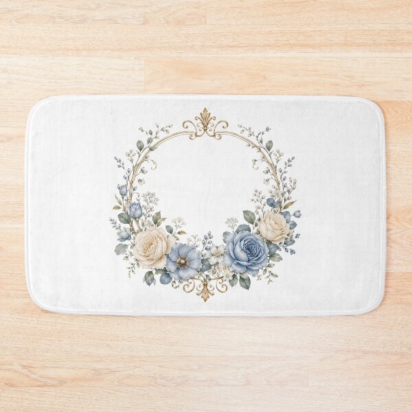 Item preview, Elegant Blue Floral Aesthetic designed and sold by PetalGarden.