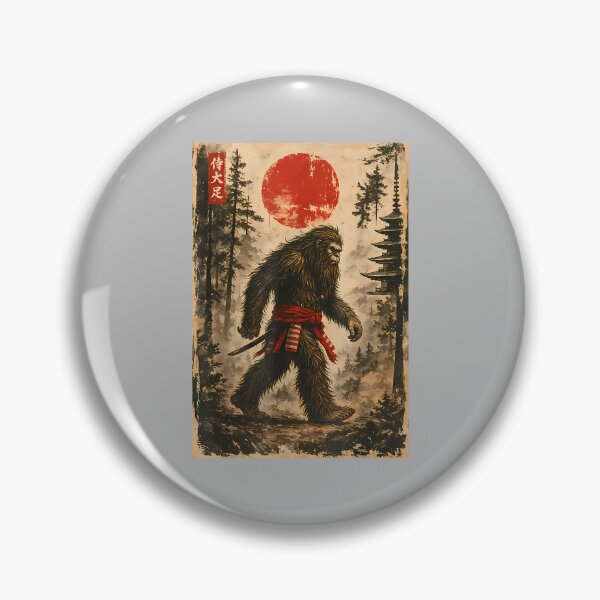 Item preview, Samurai Bigfoot Japanese Vintage Art Gifts Men Women Boy Kid designed and sold by ArleneRowe.