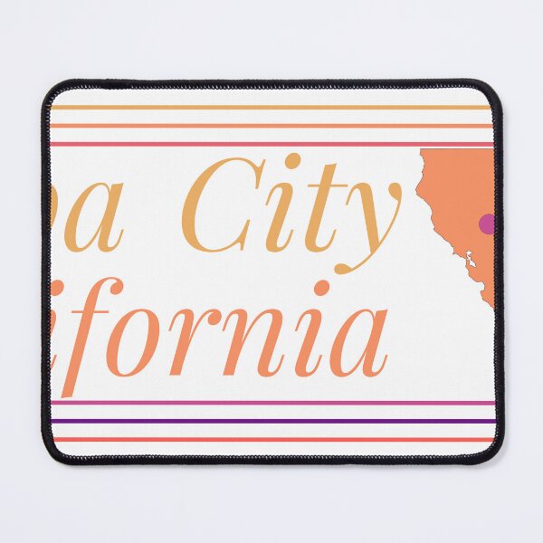 Item preview, Yuba City California City Marked On Map designed and sold by TheIconSmith.