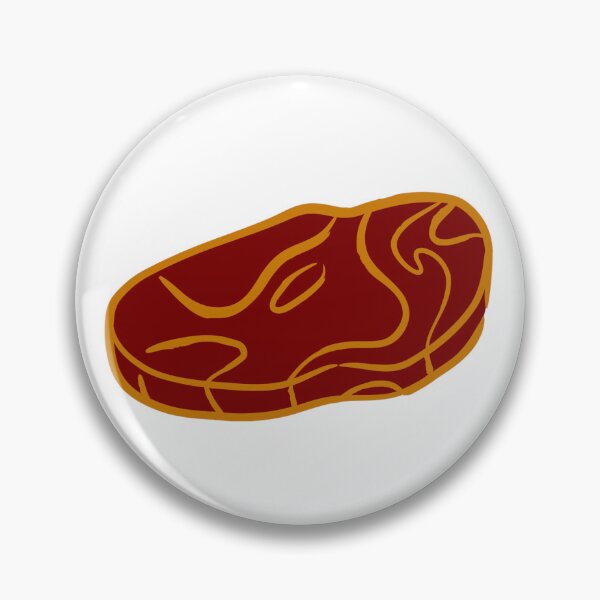 Item preview, Raw Beef Steak Cut - Minimalist Graphic Meat Illustration designed and sold by zelinora.