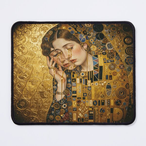 Item preview, Golden Duality – Klimt-inspired elegance between ornament, emotion and timeless symbolism designed and sold by FotoworldEdel.