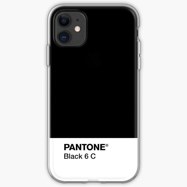 PANTONE NEGRO 6 C Funda blanda para iPhone