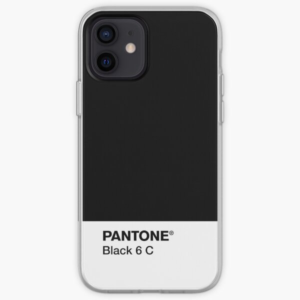 PANTONE BLACK 6 C iPhone Soft Case