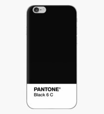 PANTONE SCHWARZ 6 C iPhone-Hülle & Cover