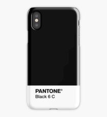 PANTONE BLACK 6 C iPhone Case