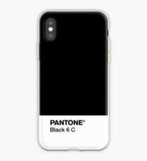 PANTONE SCHWARZ 6 C iPhone-Hülle & Cover