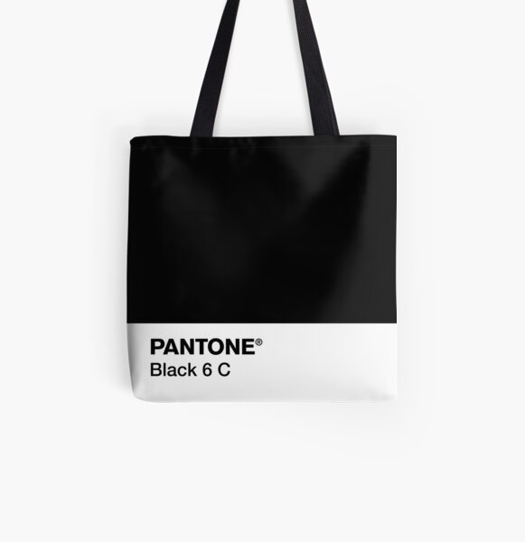 PANTONE BLACK 6 C All Over Print Tote Bag