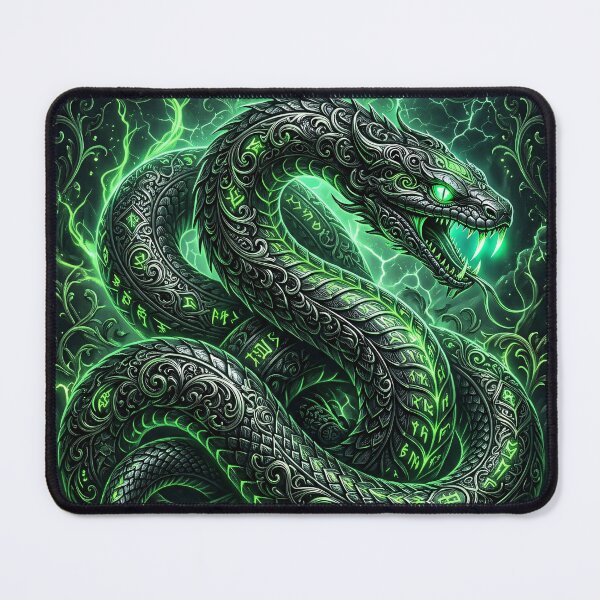 Item preview, Rune Serpent of the Green Shadow designed and sold by WonderPiks.