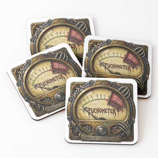 Item preview, Fuckometer Sticker designed and sold by SignalStatic.