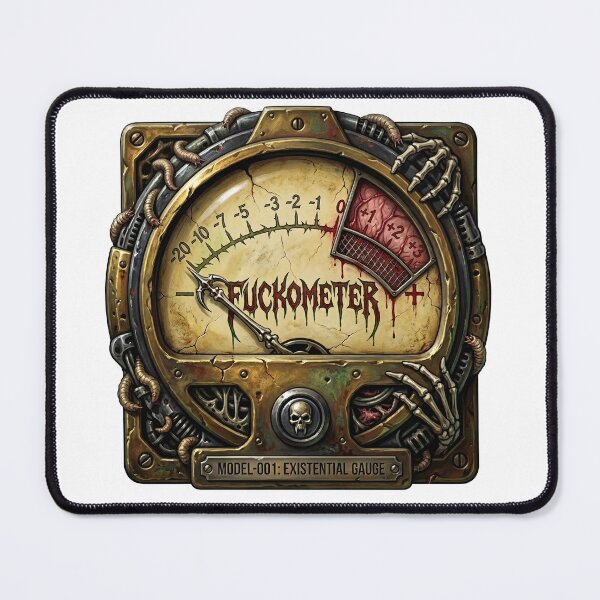 Item preview, Fuckometer Sticker designed and sold by SignalStatic.