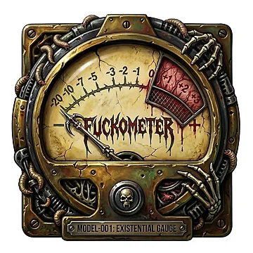 Artwork thumbnail, Fuckometer Sticker by SignalStatic