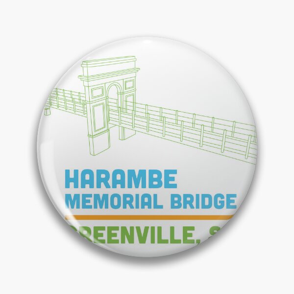 Item preview, Harambe Memorial Bridge Mauldin, SC designed and sold by G-Vegas Mercantile.
