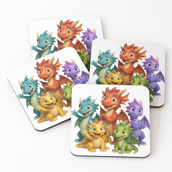 Item preview, Dragon Tales Fantasy Dragon Squad. designed and sold by HorrorInkStudio.