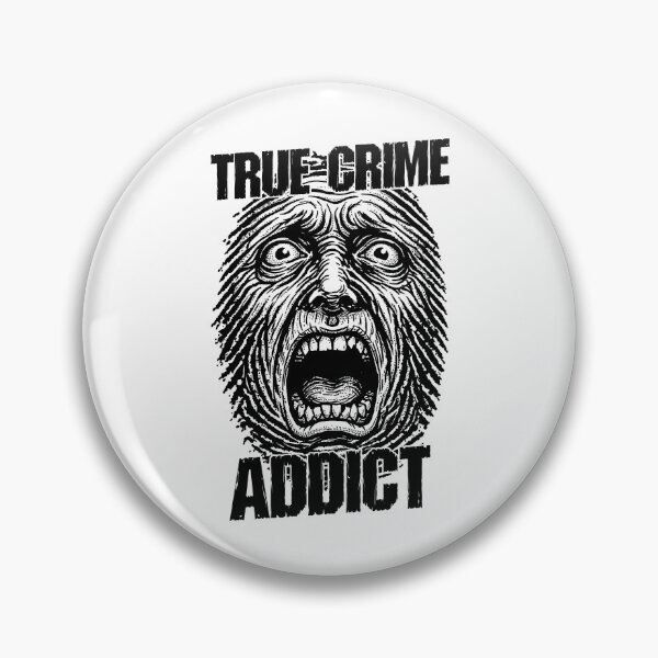 Item preview, True Crime Addict Fingerprint Scream Funny Criminologist designed and sold by GrandeDuc.