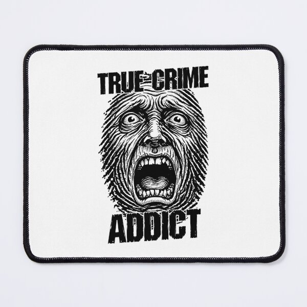 Item preview, True Crime Addict Fingerprint Scream Funny Criminologist designed and sold by GrandeDuc.