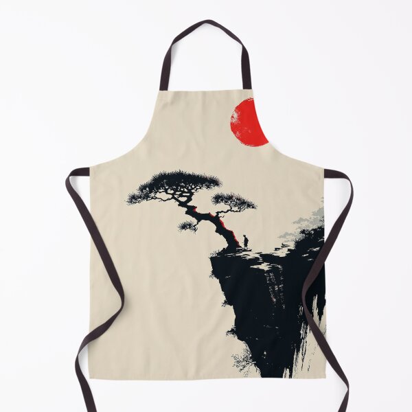 Item preview, Bonsai Tree Contemplation Red Sun designed and sold by Visual Foundry.