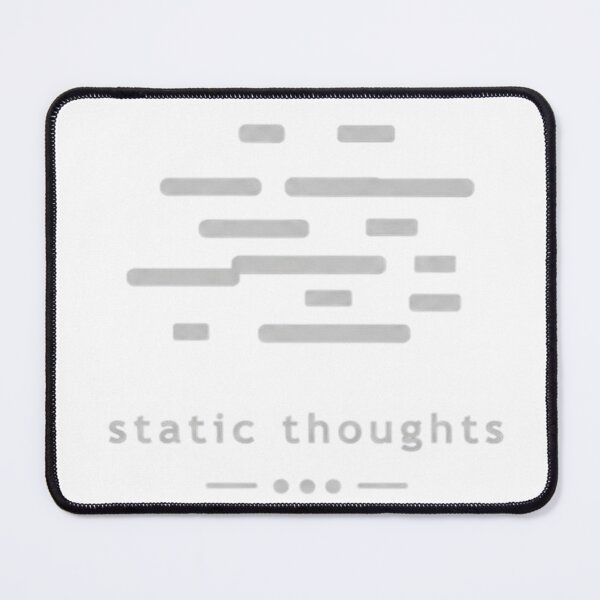 Item preview, Static Thoughts – Abstract Grey Minimalist Design designed and sold by Velora Design .