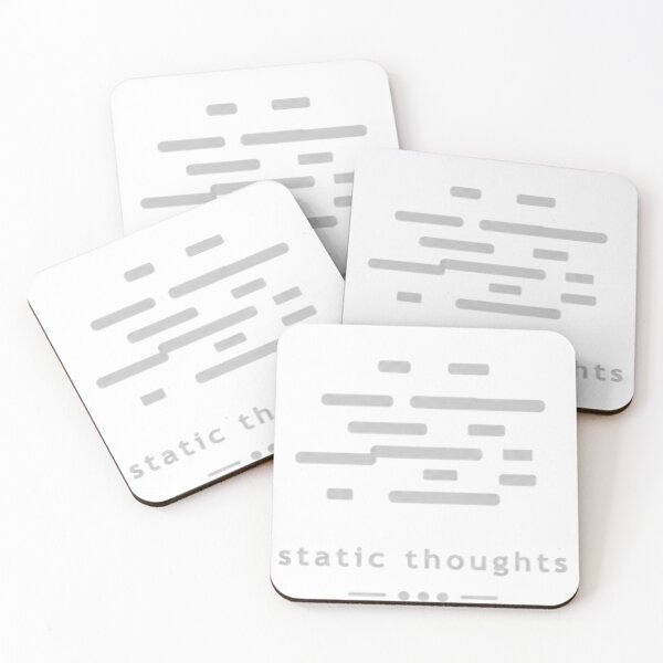 Item preview, Static Thoughts – Abstract Grey Minimalist Design designed and sold by Velora Design .
