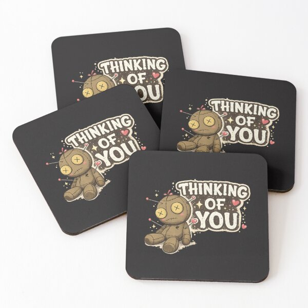 Item preview, Thinking of You – Sarcastic Voodoo Doll Funny Dark Humor Design designed and sold by · GAMING SOUL ·.