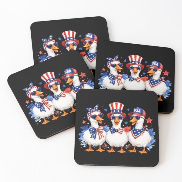 Item preview, 4th Of July Patriotic Geese designed and sold by EfiKrios.