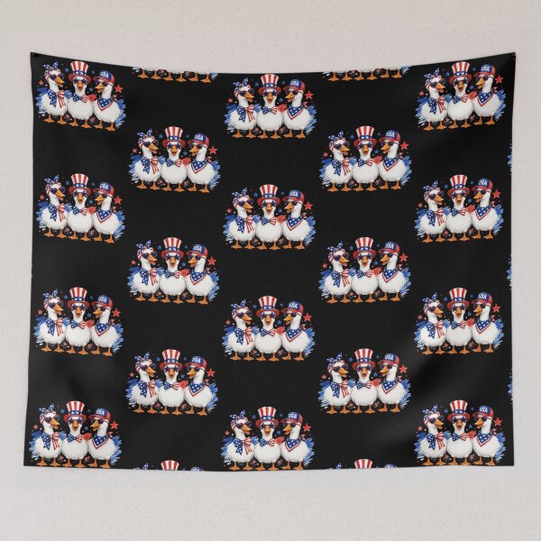 Item preview, 4th Of July Patriotic Geese designed and sold by EfiKrios.